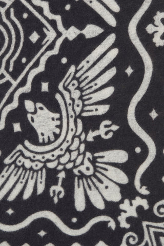 Felt Maxi-Bandana 92 x 92 Tijuana Black White | PURSCHOEN