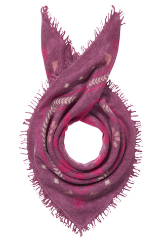 Felt-Bandana 60 x 60 Velvet Ranch Deep Purple | PURSCHOEN