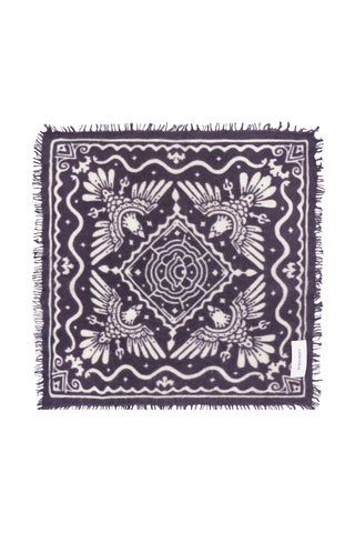 Felt-Bandana 60 x 60 Tijuana Midnight Purple Natural | PURSCHOEN
