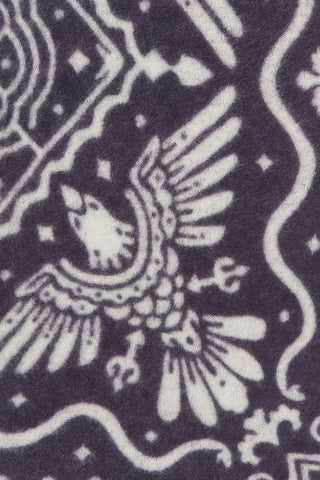 Felt-Bandana 60 x 60 Tijuana Midnight Purple Natural | PURSCHOEN