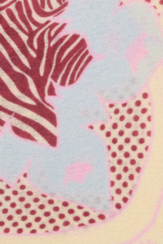 Felt Maxi-Bandana 92 x 92 Cosmic Safari Puder Eiswasser | PURSCHOEN