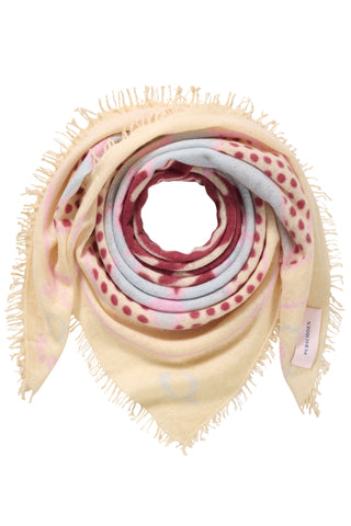 Felt Maxi-Bandana 92 x 92 Cosmic Safari Puder Eiswasser | PURSCHOEN