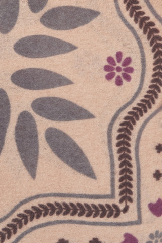Felt Maxi-Bandana 92 x 92 Velvet Ranch Mandel | PURSCHOEN
