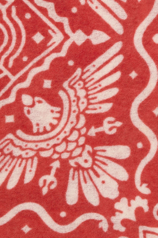 Felt Maxi-Bandana 92 x 92 Tomato Natural | PURSCHOEN