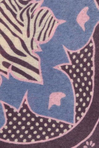 Felt Maxi-Bandana 92 x 92 Cosmic Safari Midnight Purple Ice | PURSCHOEN