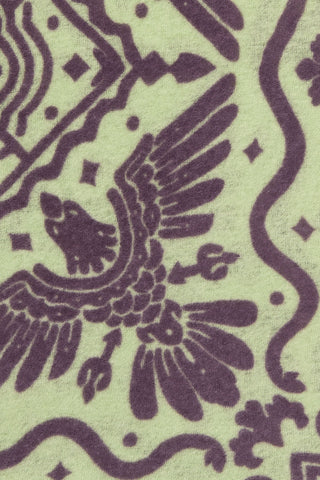 Felt Maxi-Bandana 92 x 92 Tijuana Puder Lime Plum | PURSCHOEN