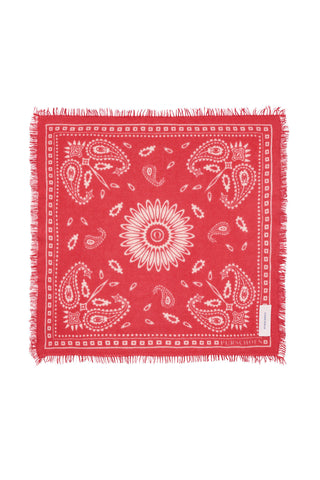 Bandana-Tuch 60 × 60 cm Paisley Bloom Tomato-Natural | PURSCHOEN