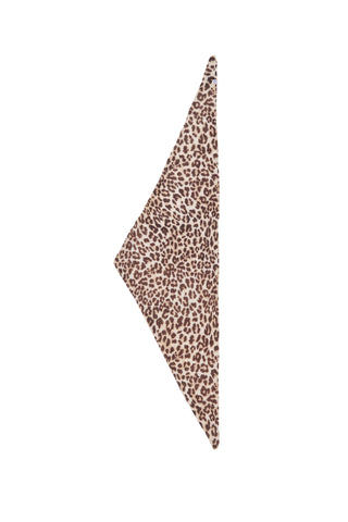 Dreieckstuch aus Kaschmir Leo Beige Schoko – modisches Halstuch | PURSCHOEN