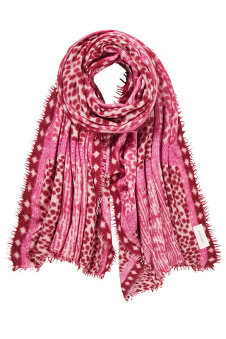 Kaschmirschal Galactic Savanne Multi Bordo – Lurex, Cashmere | PURSCHOEN