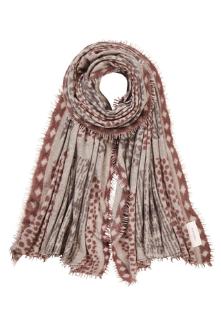 Kaschmirschal Galactic Savanne Multi Spacegrey – Lurex, Cashmere | PURSCHOEN