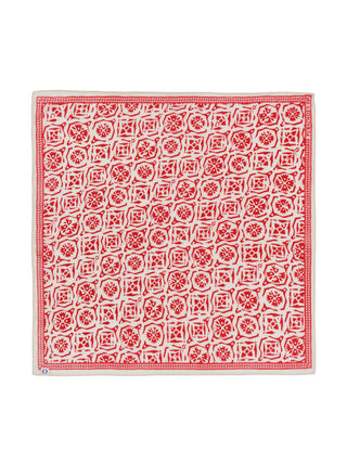 Nickituch Kaleidoskop Red aus Kaschmir – edles Halstuch | PURSCHOEN