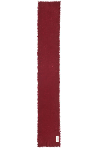Kaschmirschal schmal bordeauxfarben