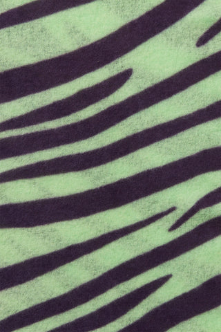 Kaschmirschal Zebra Powder Lime Plum – bedruckt, 100 % Cashmere | PURSCHOEN