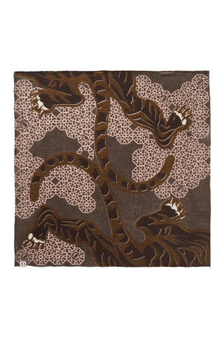 Nickituch Bengal Tiger Stone Grey – edles Halstuch & Bandana | PURSCHOEN