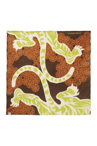 Nickituch Bengal Tiger Lime – edles Halstuch & Bandana | PURSCHOEN