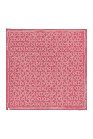 Nickituch Arabeske Wassermelone-Rose – edles Halstuch & Bandana | PURSCHOEN