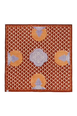 Nickituch Zen Garden Coffee – edles Halstuch & Bandana | PURSCHOEN