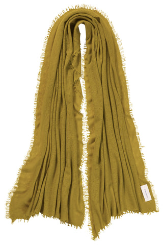 Kaschmirschal Pistazie – einfarbig, 100 % Cashmere | PURSCHOEN