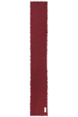 Kaschmirschal Slim Galactic Bordo – Lurex 100 % Cashmere | PURSCHOEN