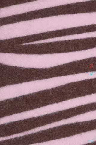 Kaschmir-Dreieckstuch Zebra Punk Brown Rose | PURSCHOEN
