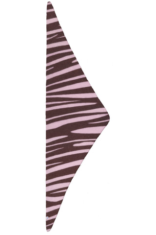 Kaschmir-Dreieckstuch Zebra Punk Brown Rose | PURSCHOEN