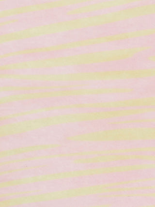 Kaschmir-Dreieckstuch Zebra Punk Rose Powder Yellow | PURSCHOEN